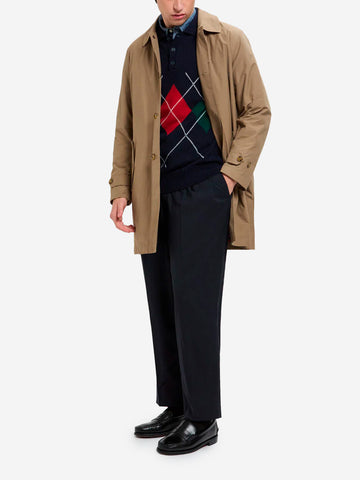 BARACUTA Trench beige G10 Detachable con patta antivento Beige