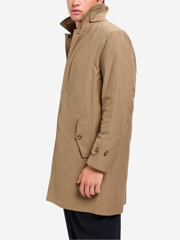 BARACUTA Trench beige G10 Detachable con patta antivento Beige