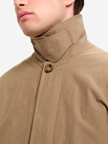 BARACUTA Trench beige G10 Detachable con patta antivento Beige