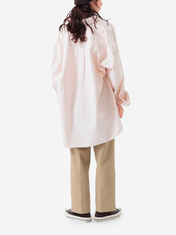 Chemise à rayures Big BD avec boutonnière dans le dos