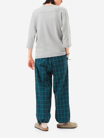 Grijs voetbal T-shirt met 3/4 mouwen