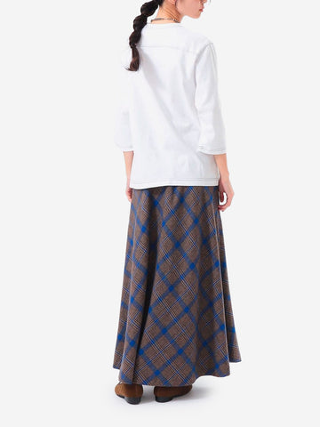 Wit voetbal T-shirt met 3/4 mouwen