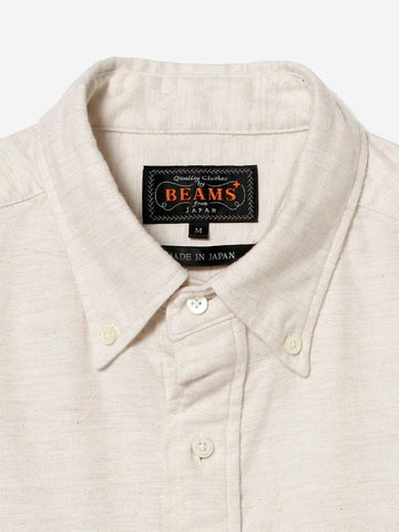 'Solid' Flanellhemd mit Knopfleiste