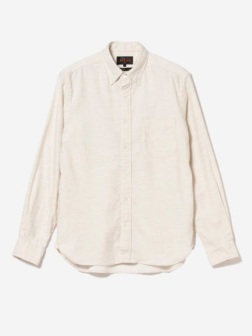 'Solid' Flanellhemd mit Knopfleiste