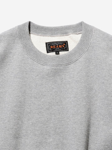 Felpa girocollo Raised Back grigia