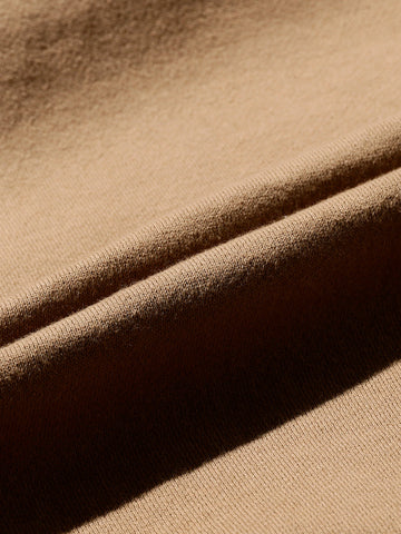 Felpa con cappuccio khaki Raised Back