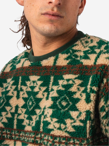 Boa Jacquard Crew Pullover