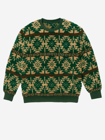 Boa Jacquard Crew Pullover