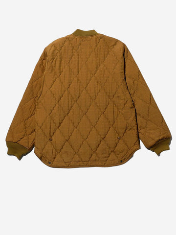 Blouson trapuntato in nylon jacquard e imbottito