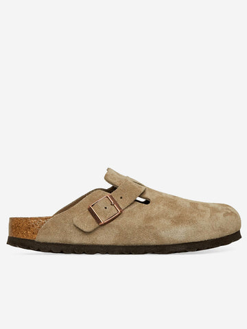 BIRKENSTOCK Boston suede taupe Taupe