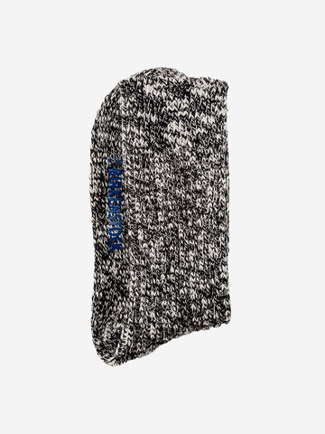 BIRKENSTOCK Calze Cotton Slub nero e grigio Grigio