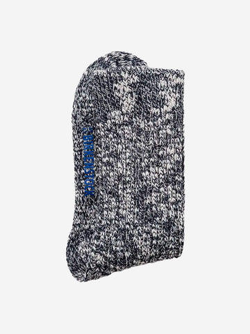 BIRKENSTOCK Calze Cotton Slub blu e bianco Blu