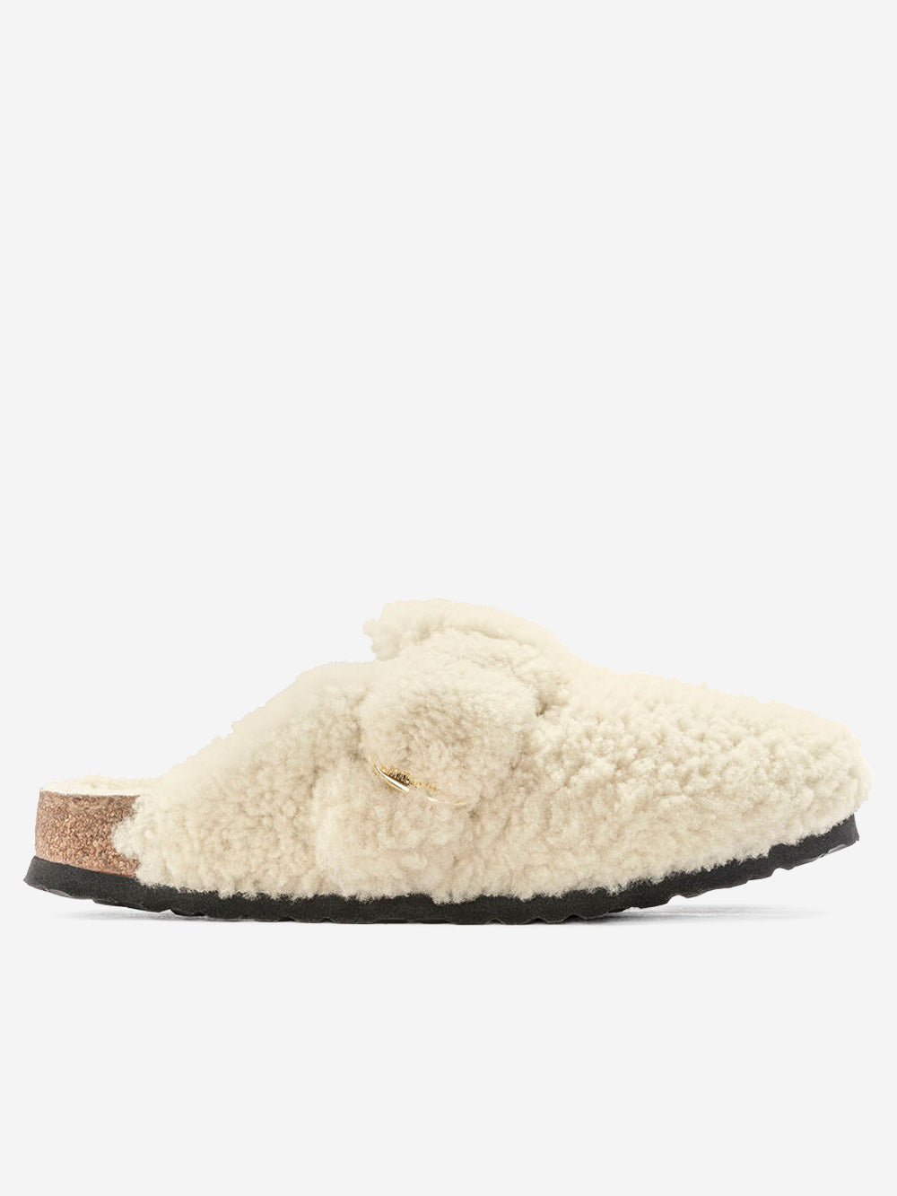 BIRKENSTOCK Boston Big Buckle shearling teddy Panna Urbanstaroma