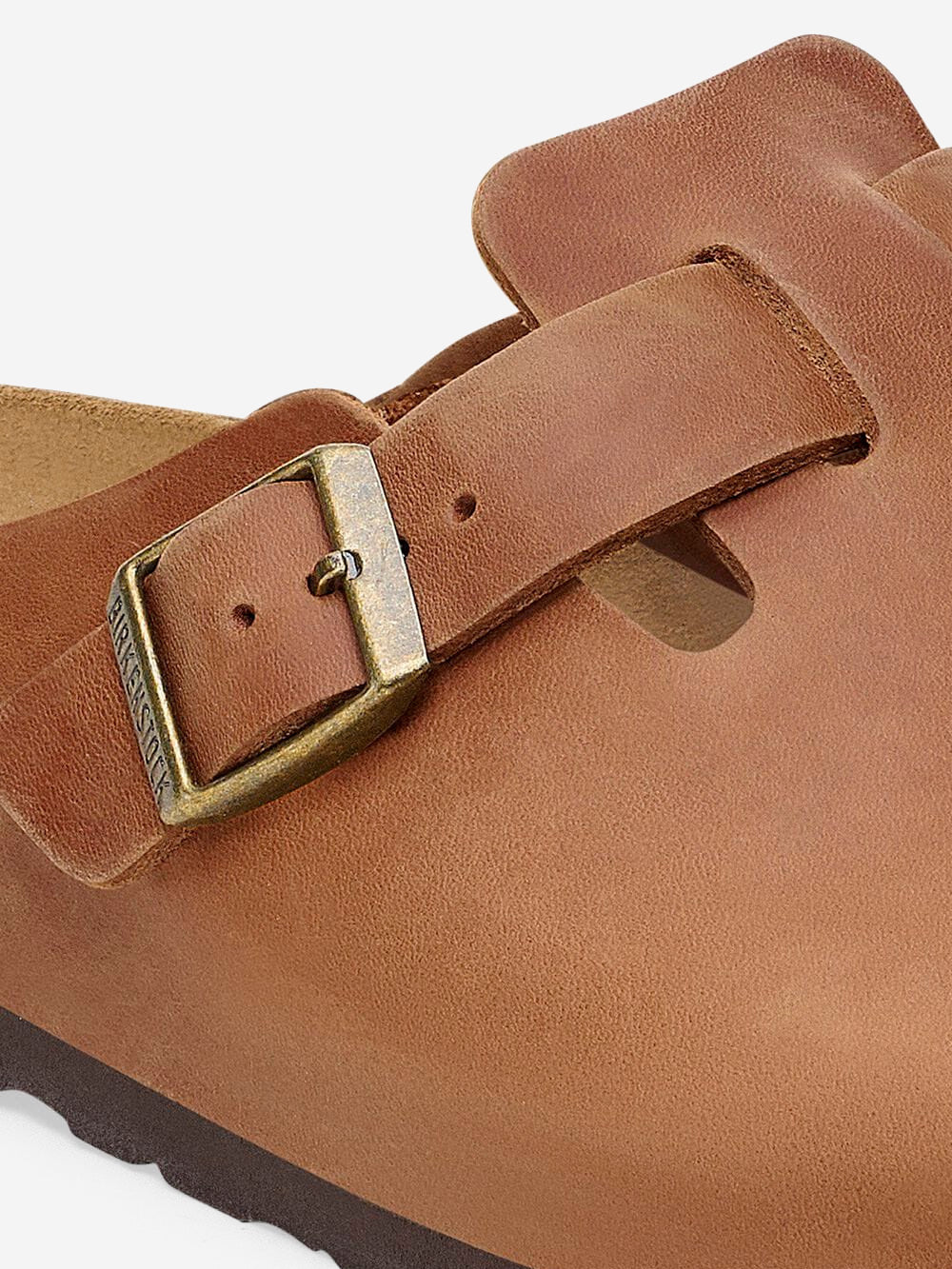 BIRKENSTOCK Sandali Boston in pelle oliata cognac Marrone Urbanstaroma