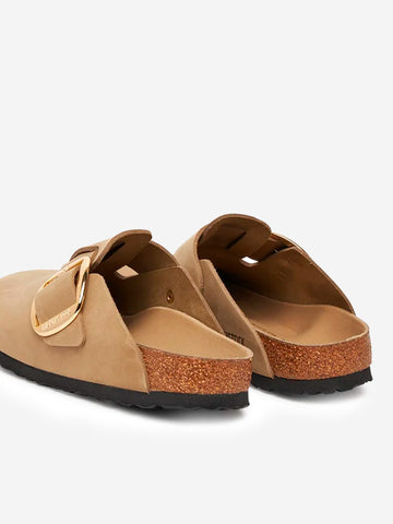 BIRKENSTOCK Boston Big Buckle in pelle oliata marrone tabacco Tobacco