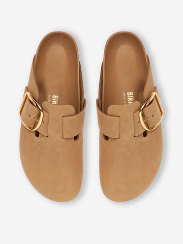 BIRKENSTOCK Boston Big Buckle in pelle oliata marrone tabacco Tobacco