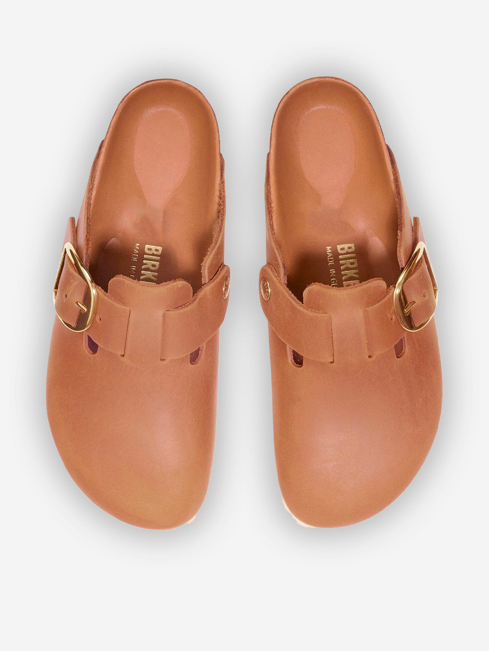 BIRKENSTOCK Sandali Boston Big Buckle Cognac Marrone Urbanstaroma