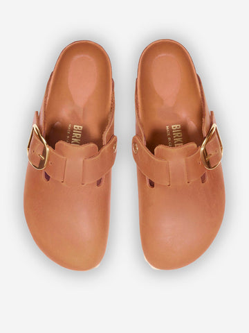 BIRKENSTOCK Sandali Boston Big Buckle Cognac Marrone