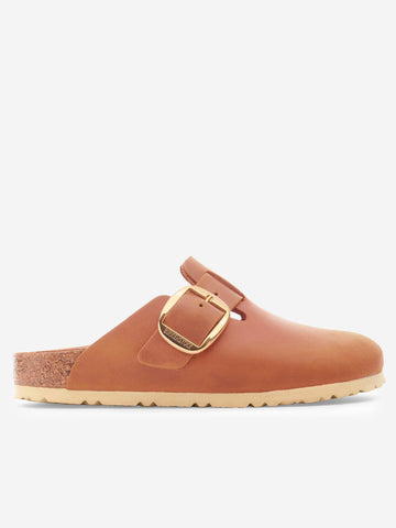 BIRKENSTOCK Sandali Boston Big Buckle Cognac Marrone
