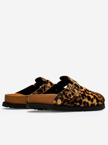 BIRKENSTOCK 1774 1774 Boston EXQ in cavallino con stampa leopardata Leopardato