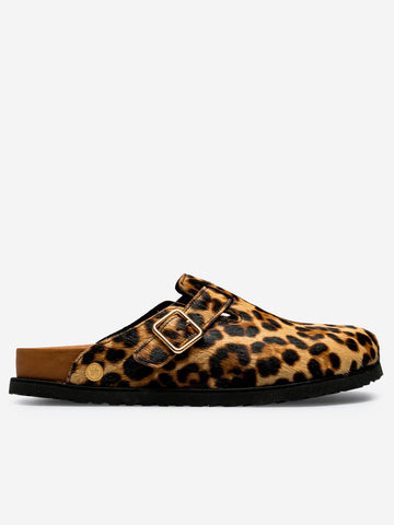 BIRKENSTOCK 1774 1774 Boston EXQ in cavallino con stampa leopardata Leopardato