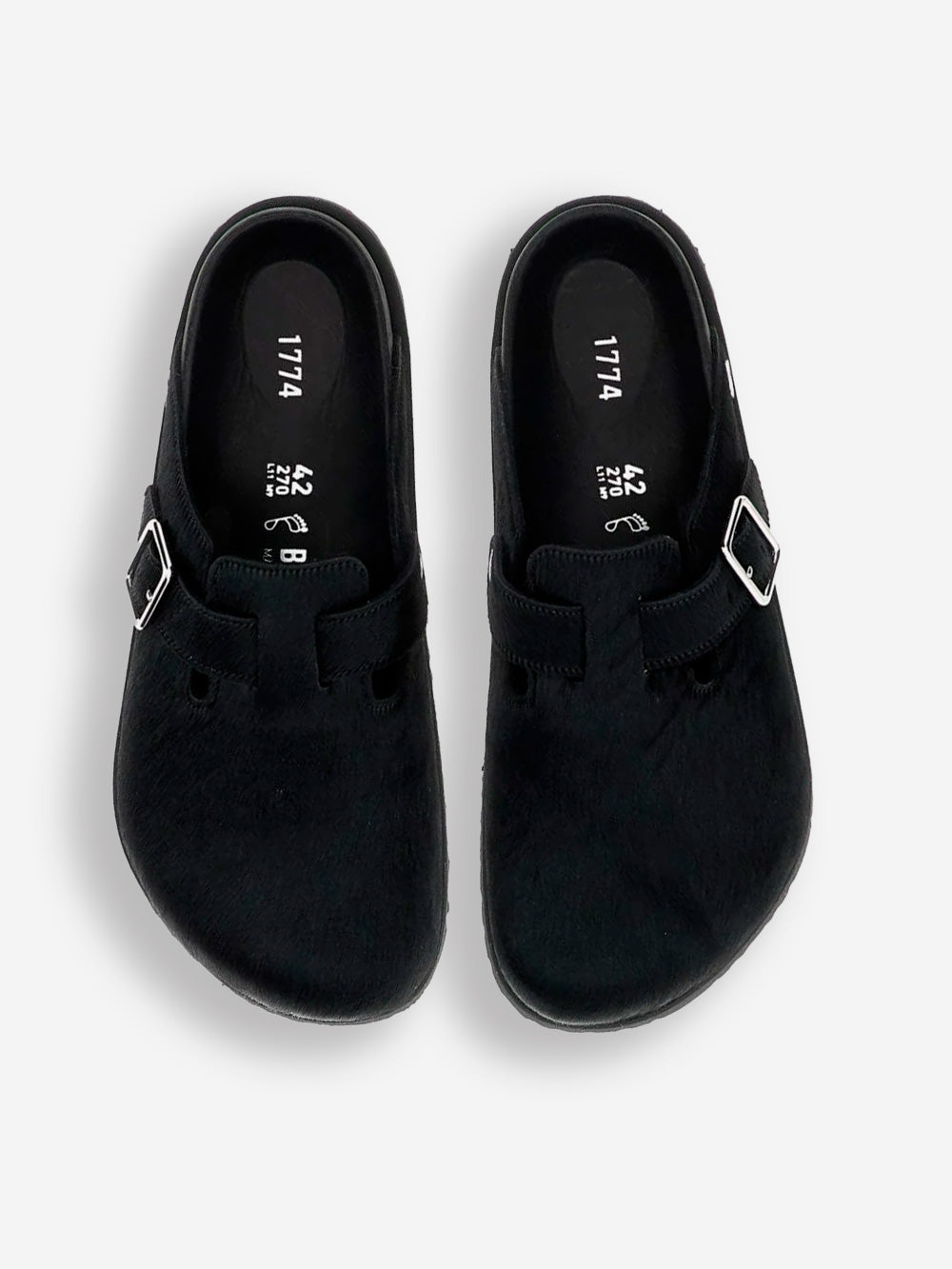 BIRKENSTOCK 1774 1774 Boston EXQ in cavallino nero Nero Urbanstaroma