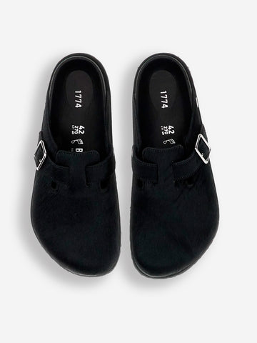 BIRKENSTOCK 1774 1774 Boston EXQ in cavallino nero Nero