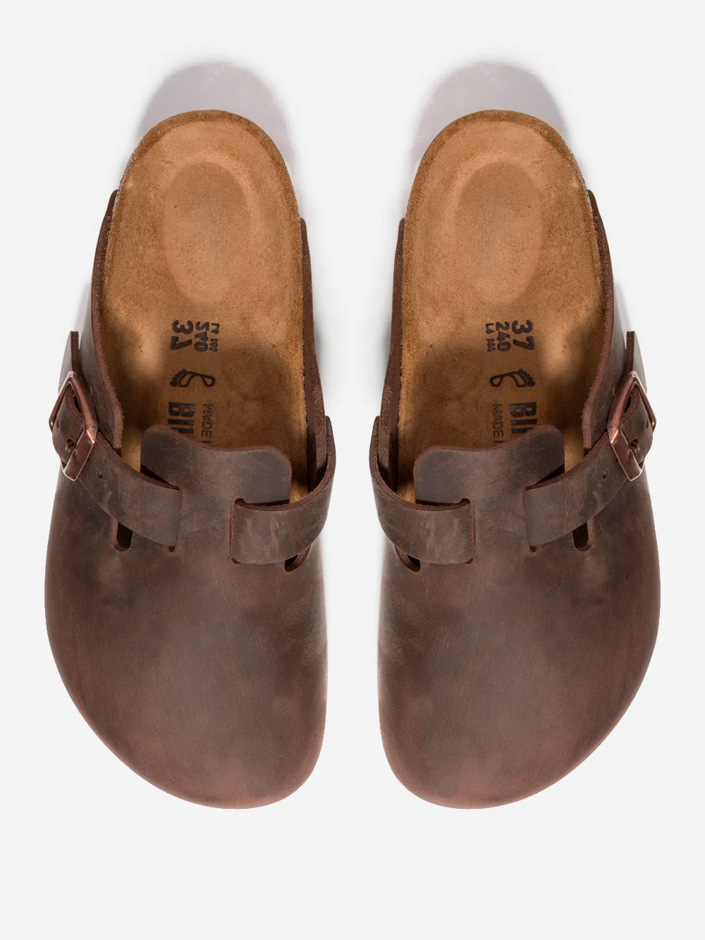 BIRKENSTOCK Boston Habana pelle oliata Marrone Urbanstaroma