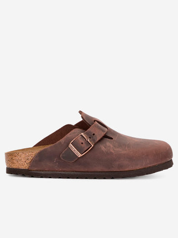 BIRKENSTOCK Boston Habana pelle oliata Marrone
