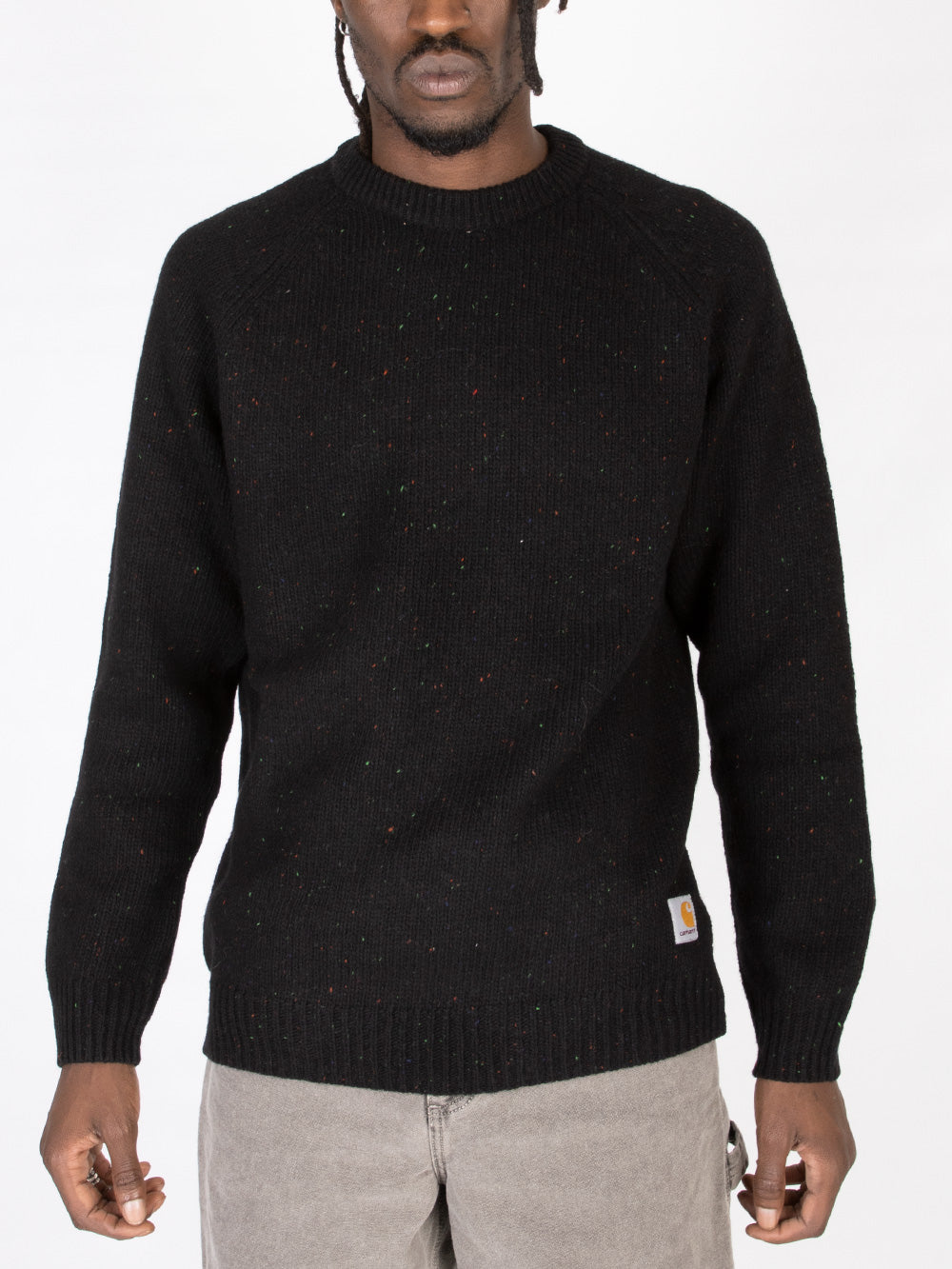 CARHARTT WIP Maglione in misto lana nero 'Anglistic' Nero Urbanstaroma