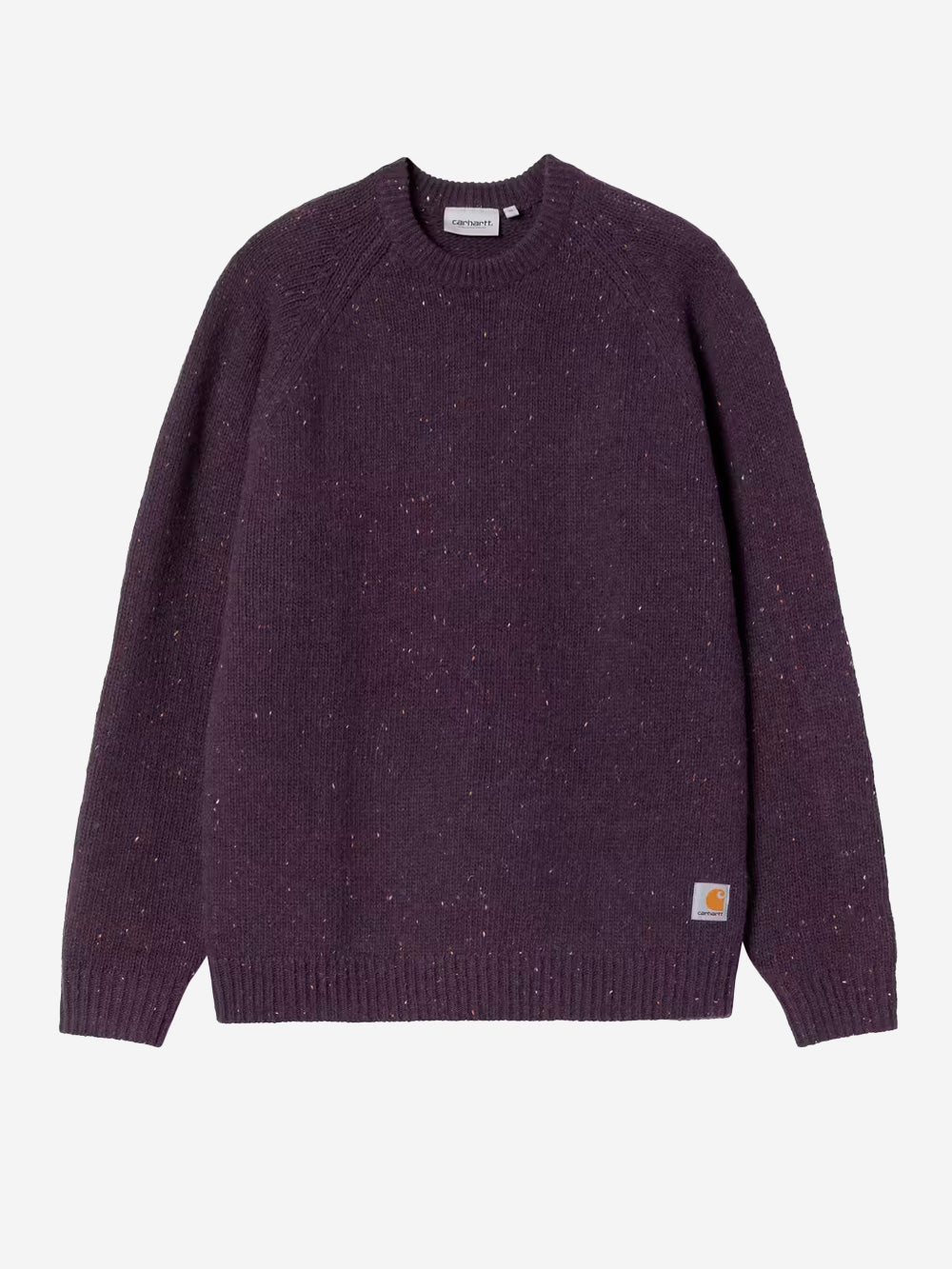 CARHARTT WIP Maglione in misto lana viola 'Anglistic' Viola Urbanstaroma