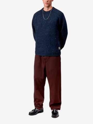 CARHARTT WIP Maglione in misto lana blu 'Anglistic' Blu