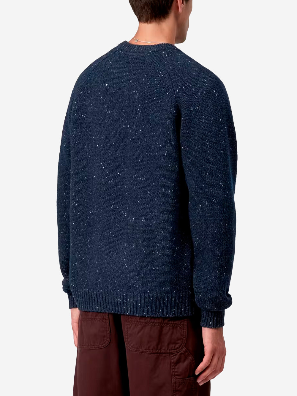 CARHARTT WIP Maglione in misto lana blu 'Anglistic' Blu Urbanstaroma