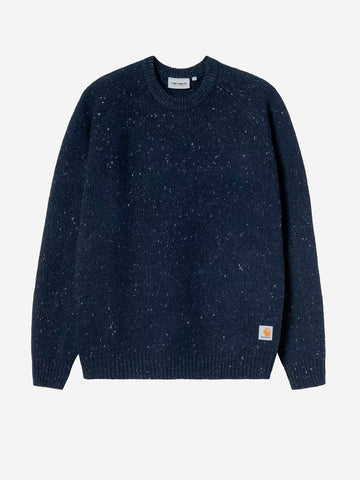 CARHARTT WIP Maglione in misto lana blu 'Anglistic' Blu
