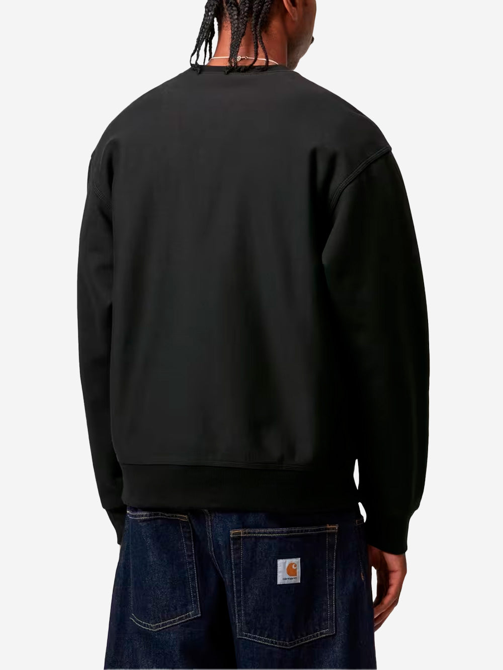 CARHARTT WIP American Script felpa girocollo nera Nero Urbanstaroma