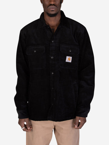 CARHARTT WIP Overshirt foderata Whitsome nera Nero