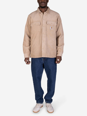 CARHARTT WIP Overshirt foderata Whitsome beige Beige