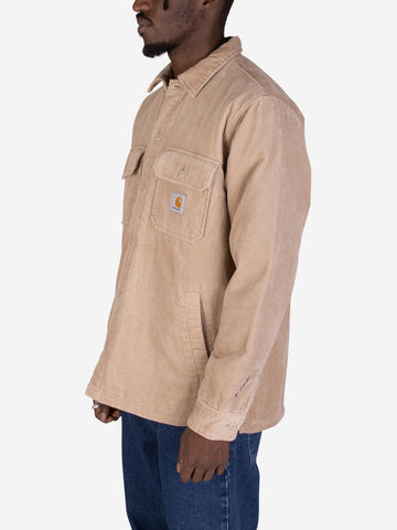CARHARTT WIP Overshirt foderata Whitsome beige Beige