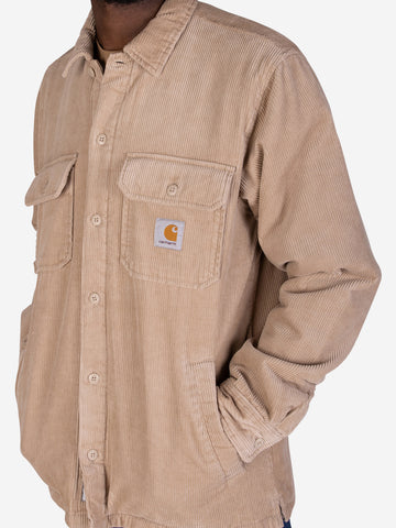 CARHARTT WIP Overshirt foderata Whitsome beige Beige