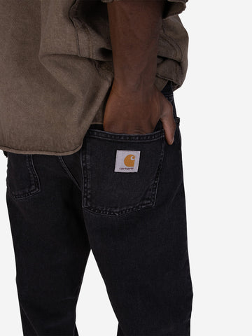 CARHARTT WIP Jeans Newel Pant neri Nero