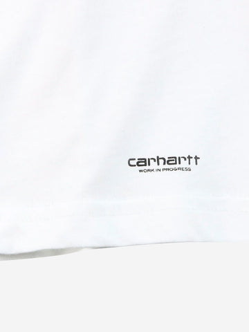 CARHARTT WIP T-shirt girocollo Standard bianche (x2) Bianco