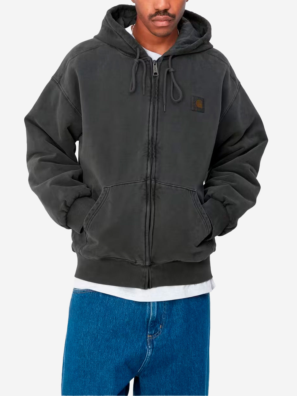 CARHARTT WIP Hooded Vista Jacket nera Grigio scuro Urbanstaroma