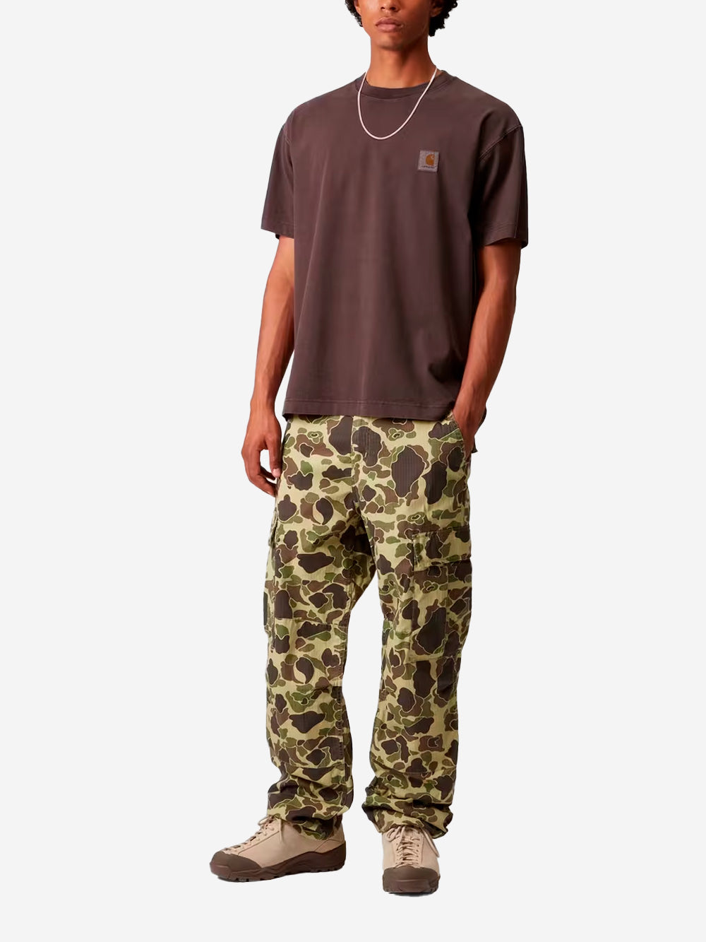 CARHARTT WIP T-shirt nera S/S palisandro Bordeau Urbanstaroma