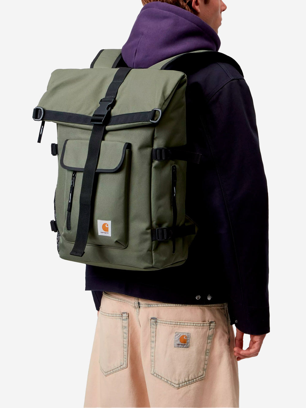 CARHARTT WIP Zaino 'Philis' verde 21,5 l) Verde scuro Urbanstaroma