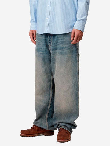 CARHARTT WIP Pantaloni 'Single Knee' blu slavato Blue