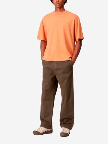 CARHARTT WIP Pantaloni relaxed fit 'Floyde' marroni Marrone