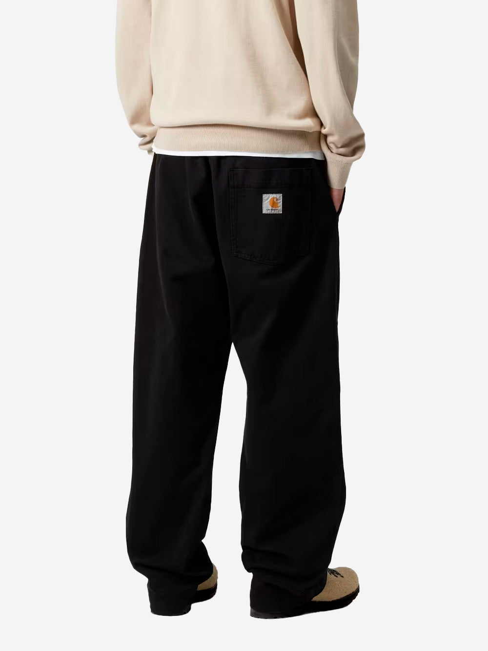 CARHARTT WIP Pantaloni relaxed fit 'Floyde' neri Nero Urbanstaroma