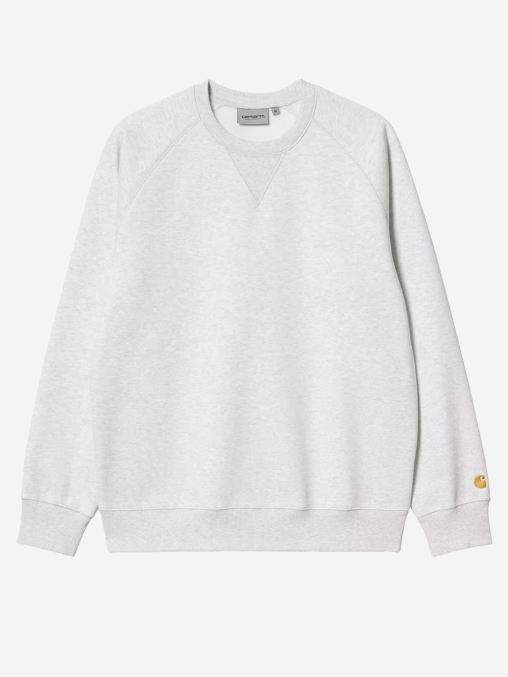 CARHARTT WIP Chase Sweat felpa grigio chiaro Grigio chiaro Urbanstaroma
