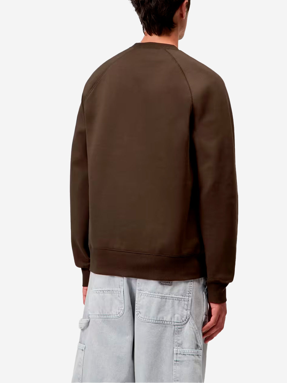 CARHARTT WIP Chase Sweat felpa marrone Marrone Urbanstaroma