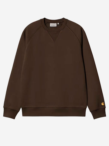 CARHARTT WIP Chase Sweat felpa marrone Marrone